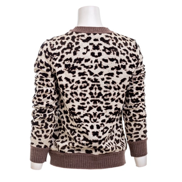 Anthropologie Aldo Martin’s Leopard Sweater - XL - Picture 5 of 9